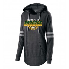 Montville Lady Broncos Basketball Ladies Hooded Low Key Pullover